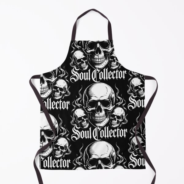 Item preview, Smoldering Skulls in Black and White designed and sold by SplashTastic.
