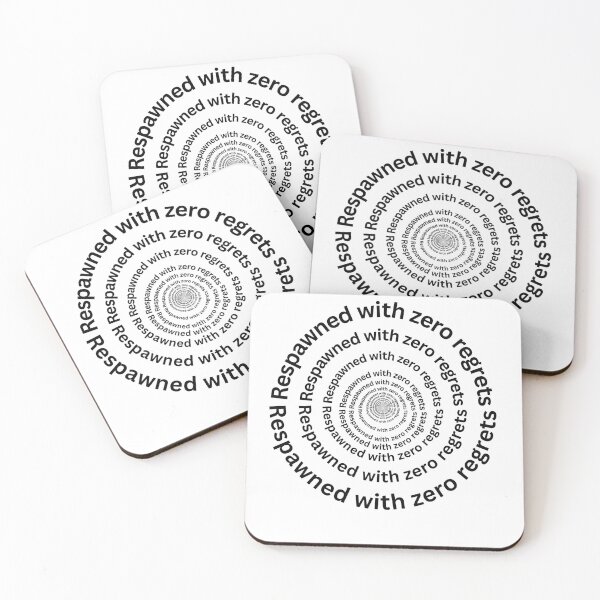 Item preview, Respawned with zero regrets designed and sold by GreyChocolate.