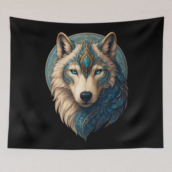 Item preview, Spirit Guard – The Wolf of the Mist designed and sold by ArcadiaSilence.