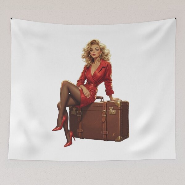 Item preview, "Retro Glamour: Charm and Audacity of Pin-Ups” designed and sold by CHRIST5000.