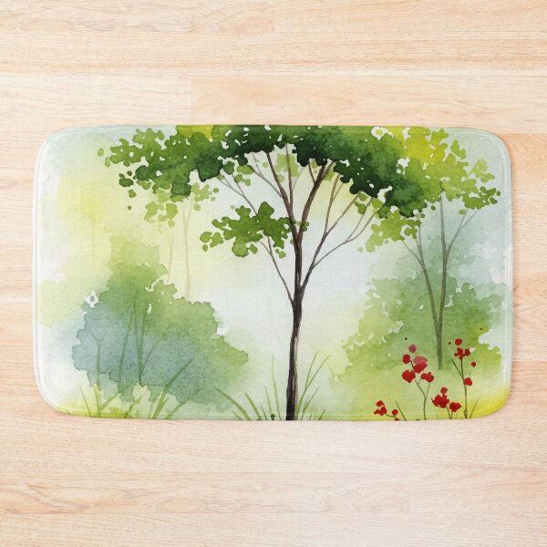 Artikelvorschau, Baum umgeben von grüner Vegetation entworfen und verkauft von Design4uStudio.