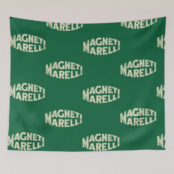 Item preview, Vintage Magneti Marelli emblem - Targa Florio, Mille Miglia, Monza - old white print designed and sold by MatryoshkaDo.