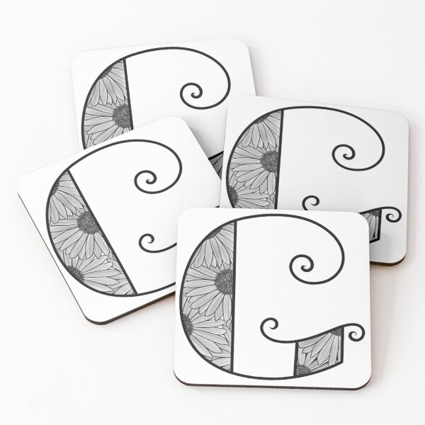 Item preview, Sunflower Inspired Letter G designed and sold by SSN-ART.