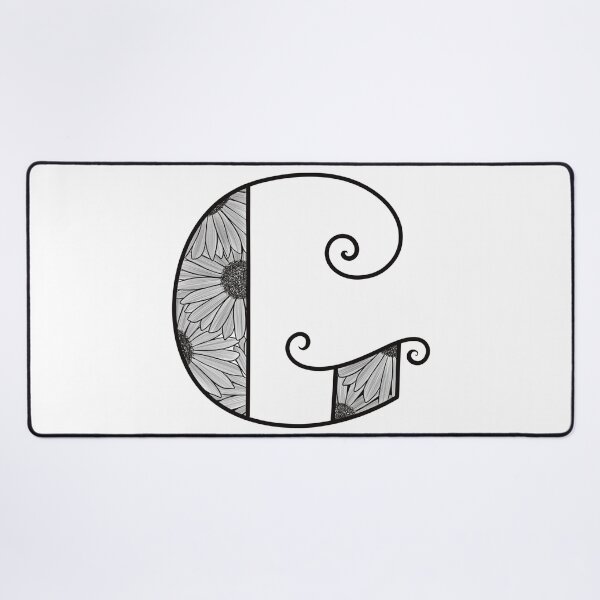 Item preview, Sunflower Inspired Letter G designed and sold by SSN-ART.