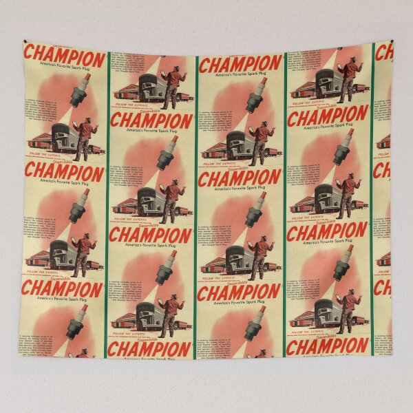 Item preview, Works Favourite Spark Plugs 1950sPremium  designed and sold by MatryoshkaDo.