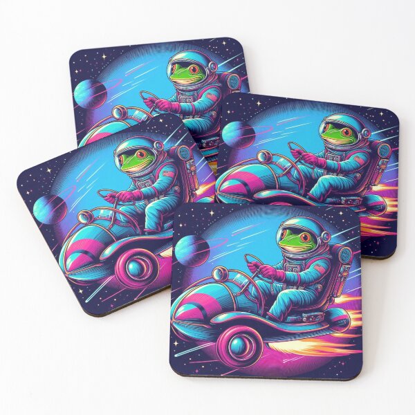 Item preview, Cute astronaut frog  designed and sold by Dogandesighn.