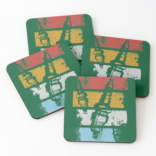 Item preview, Spark Plug Retro Colors designed and sold by MatryoshkaDo.