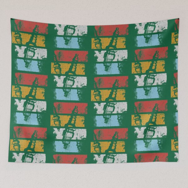 Item preview, Spark Plug Retro Colors designed and sold by MatryoshkaDo.