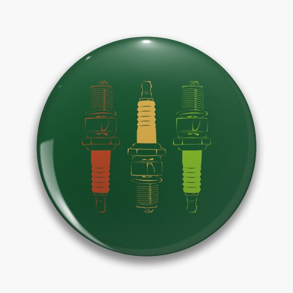Item preview, Spark Plugs Traffic Light Colours designed and sold by MatryoshkaDo.