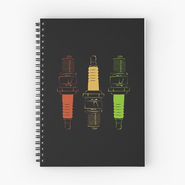 Item preview, Spark Plugs Traffic Light Colours designed and sold by MatryoshkaDo.