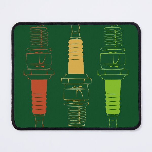 Item preview, Spark Plugs Traffic Light Colours designed and sold by MatryoshkaDo.
