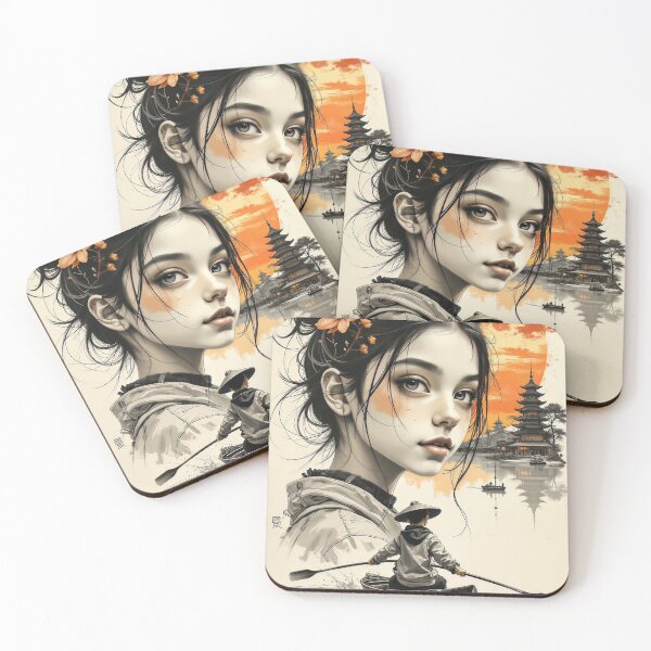 Item preview, modern Japanese graphic style poster designed and sold by blindblues50.