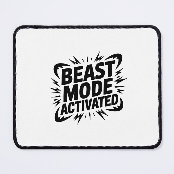Item preview, Beast Mode Activated - Workout Motivation Tee designed and sold by Reichcorp.