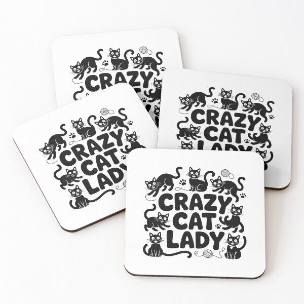 Item preview, Crazy Cat Lady Forever - Eternal Feline Love designed and sold by Reichcorp.