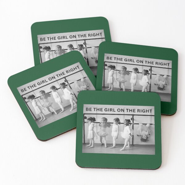 Item preview, Be the girl on the right female empowerment vintage funny black and white photograph designed and sold by MMEPSTUDIOsx.