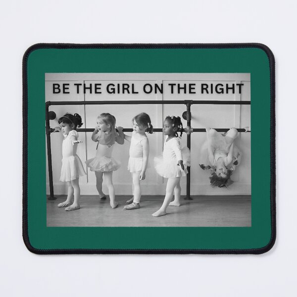 Item preview, Be the girl on the right female empowerment vintage funny black and white photograph designed and sold by MMEPSTUDIOsx.