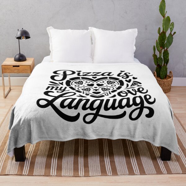 Item preview, Pizza Is My Love Language - Funny Food Tee designed and sold by Reichcorp.