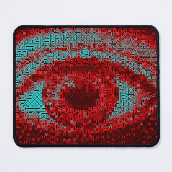 Item preview, Cybercore Eye, Blue and Red designed and sold by Dancing Squares Art.