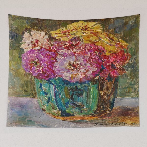 Item preview, Still Life with Zinnias in a Ginger Jar, 1910 designed and sold by UBU-space.