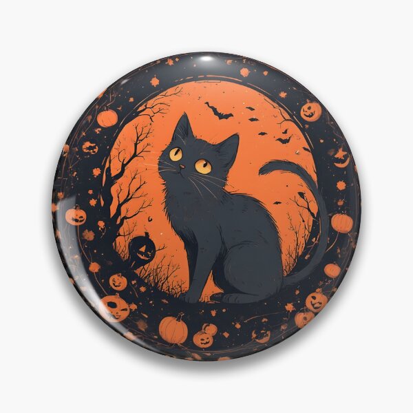 Item preview, Halloween Cat #3 designed and sold by Sam-Tada.