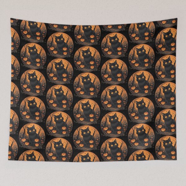 Item preview, Halloween Cat #4 designed and sold by Sam-Tada.