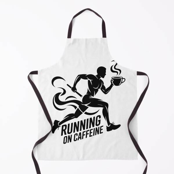 Item preview, Running On Caffeine - Coffee & Fitness Tee designed and sold by Reichcorp.