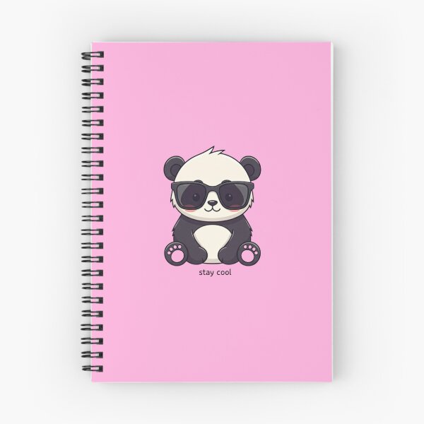 Item preview, Cool Baby Panda – Kawaii Panda with Sunglasses and “Stay Cool” Text designed and sold by PixelVibe782.