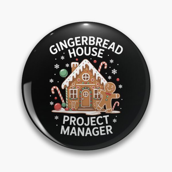 Item preview, Gingerbread House Project Manager Cookie Baking Christmas designed and sold by savrmiller.
