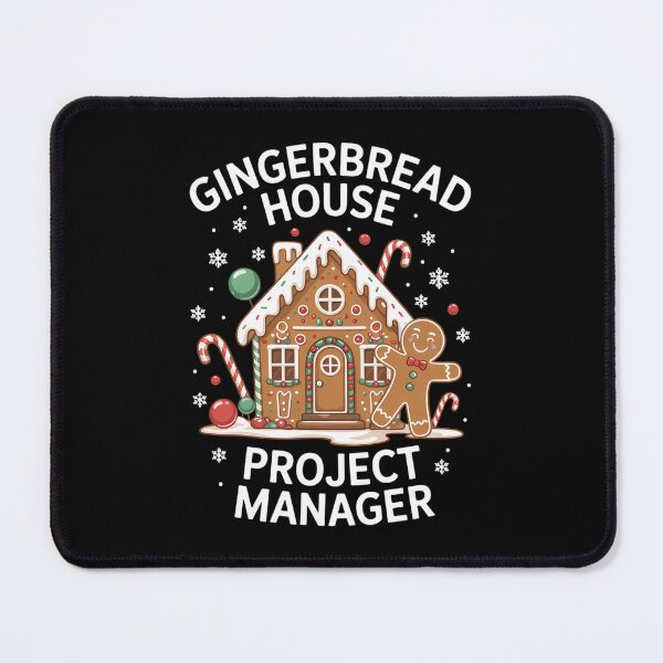 Item preview, Gingerbread House Project Manager Cookie Baking Christmas designed and sold by savrmiller.