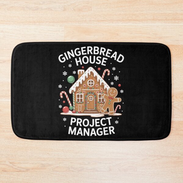 Item preview, Gingerbread House Project Manager Cookie Baking Christmas designed and sold by savrmiller.