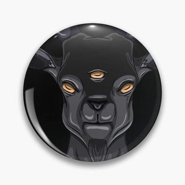 Item preview, Goat head demon designed and sold by fum draws.