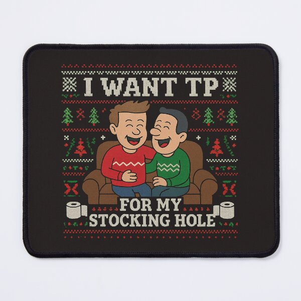 Item preview, Funny Christmas TP Sweater Parody | Toilet Paper Stocking Hole Meme designed and sold by sssweetness.