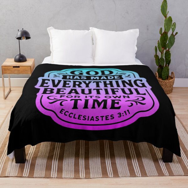 Item preview, Ecclesiastes 3:11 God Has Made Everything Beautiful For Its Own Time designed and sold by plushism.
