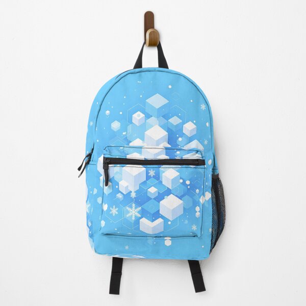 Item preview, Minimal Snow Particle Pattern – Soft Geometric Winter Vector Design in Pastel Blue designed and sold by Windy-market.