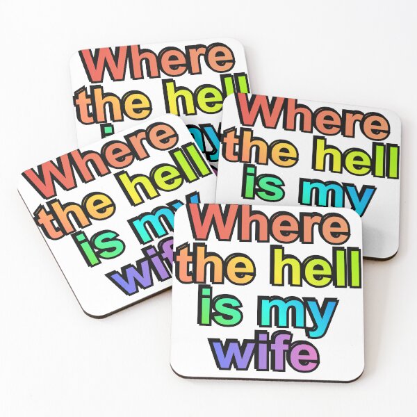Item preview, Where the Hell is My Wife designed and sold by Sapphic-Charm.