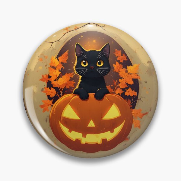 Item preview, Halloween Cat #15 designed and sold by Sam-Tada.