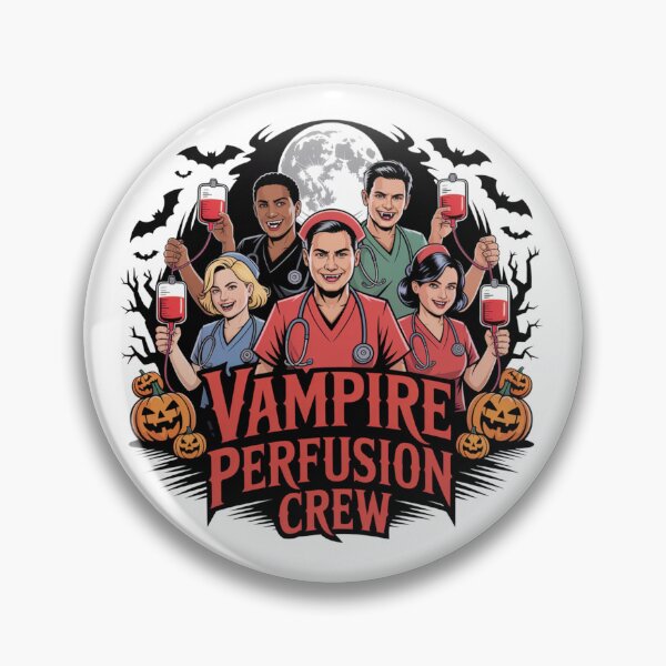 Item preview, Halloween Perfusionist Crew – Vampire Perfusion Team Design designed and sold by CrunchyGoats.