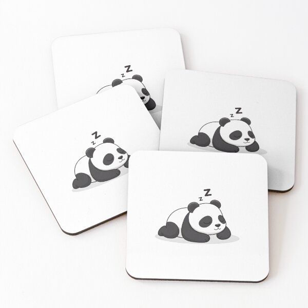 Item preview, Sleeping Baby Panda – Kawaii Minimalist Digital Illustration designed and sold by PixelVibe782.