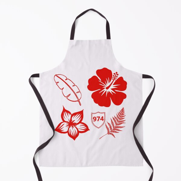 Item preview, Red hibiscus and tropical foliage 974 designed and sold by KONTOUR-SOMIN.