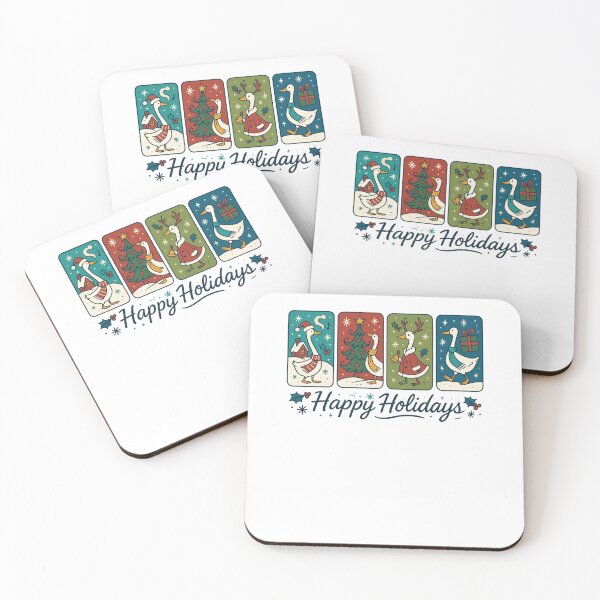 Item preview, Goose Christmas Funny Santa Happy Holidays designed and sold by LuminOrb.