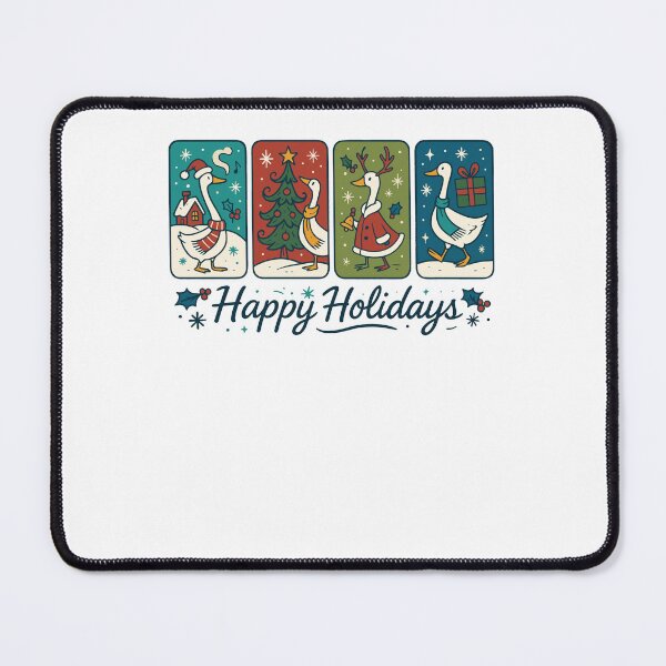 Item preview, Goose Christmas Funny Santa Happy Holidays designed and sold by LuminOrb.