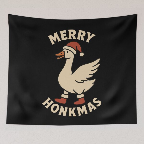 Item preview, Goose Christmas Funny Santa Merry Honkmas designed and sold by LuminOrb.