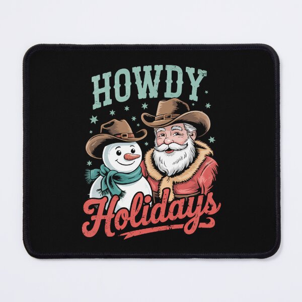 Item preview, Howdy Holiday Gingerbread Cowboy Santa Christmas Western designed and sold by savrmiller.