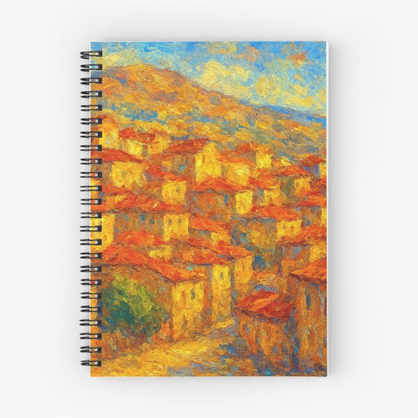 Item preview, Sunlight over Hill Town designed and sold by Sigtrix.
