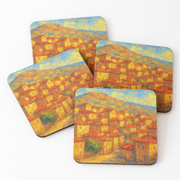 Item preview, Sunlight over Hill Town designed and sold by Sigtrix.