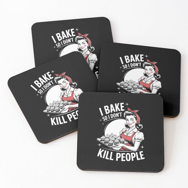 Item preview, I Bake So I Don_t Kill People Funny Baking Cooking designed and sold by aidenpier.