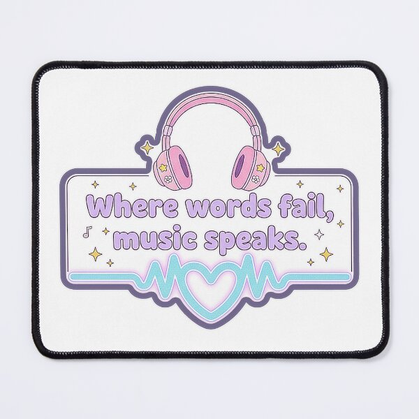 Item preview, Where words fail, music speaks designed and sold by Gnfree.