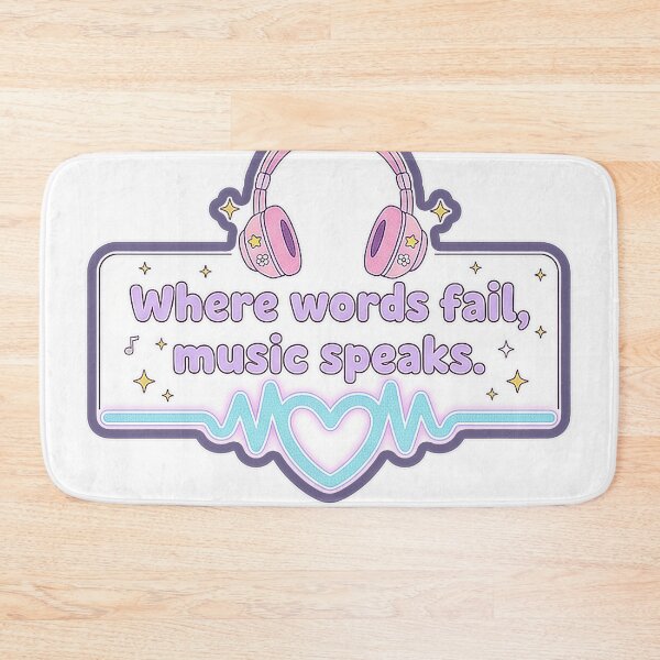 Item preview, Where words fail, music speaks designed and sold by Gnfree.