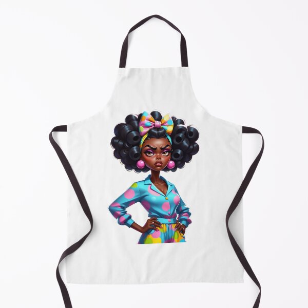 Item preview, Not Today Queen – Moody Afro Girl Expression designed and sold by Lulunza.
