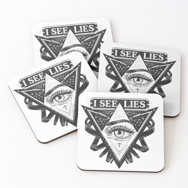 Item preview, I See Lies - All Seeing Eye Dark Street Design designed and sold by WeranovDesign.